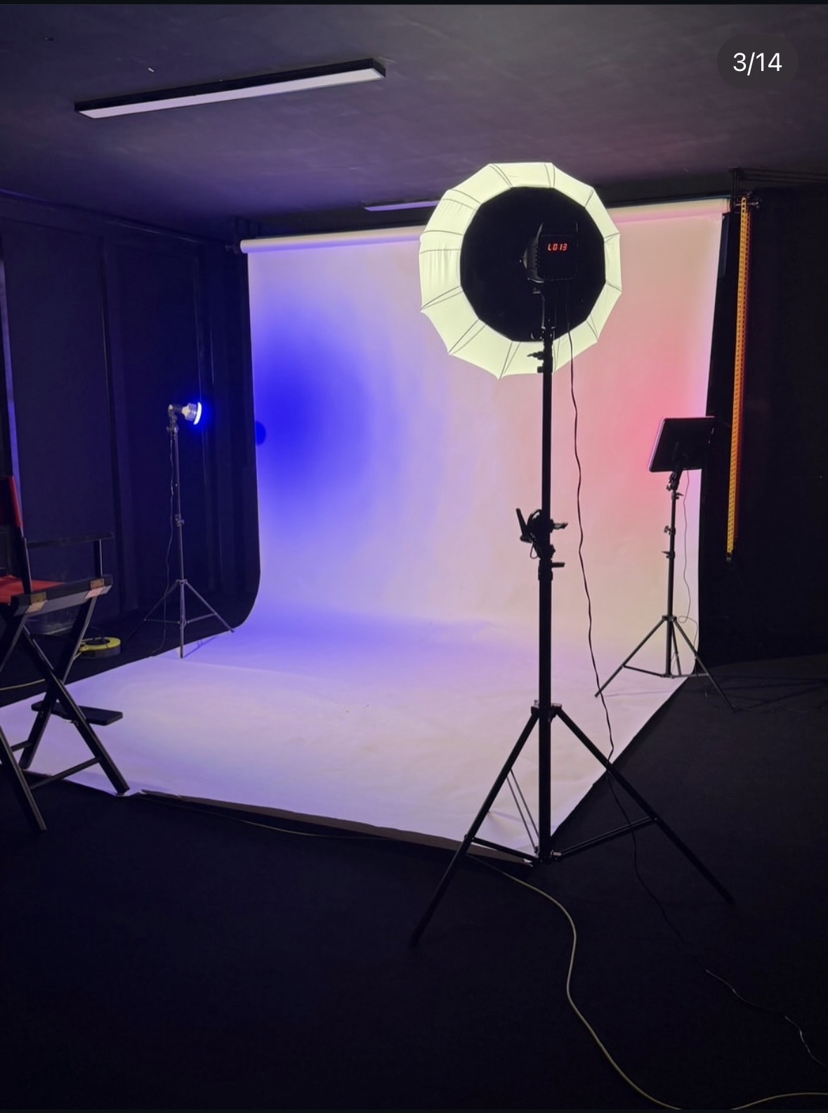 Photo studio colorful backdrop Bangkok